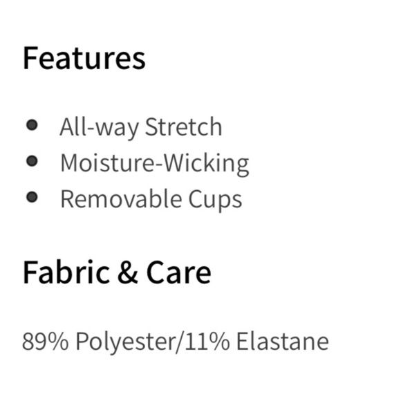 Fabletics black strappy back sports bra - Picture 4 of 6